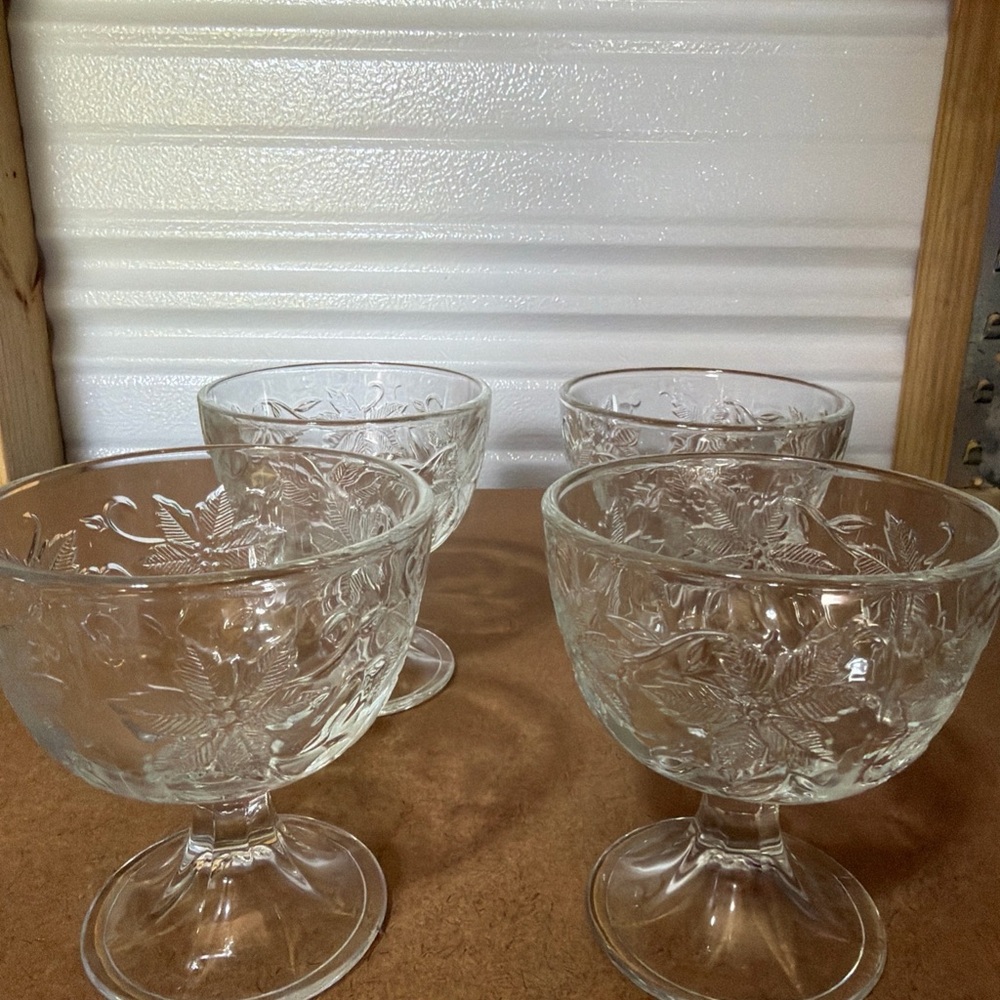 Princess House fantasia Dessert Cups (4 in set)